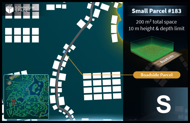 Small #183 (S) parcel in Somnium Space 