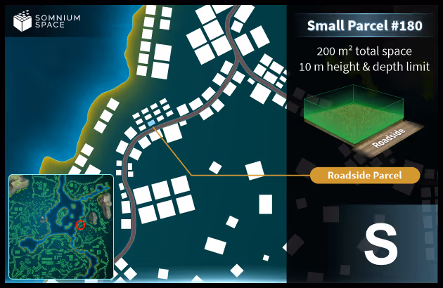 Small #180 (S) parcel in Somnium Space 