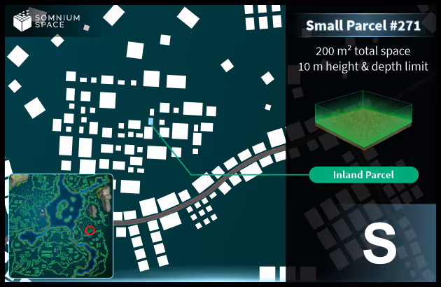 Small #271 (S) parcel in Somnium Space 