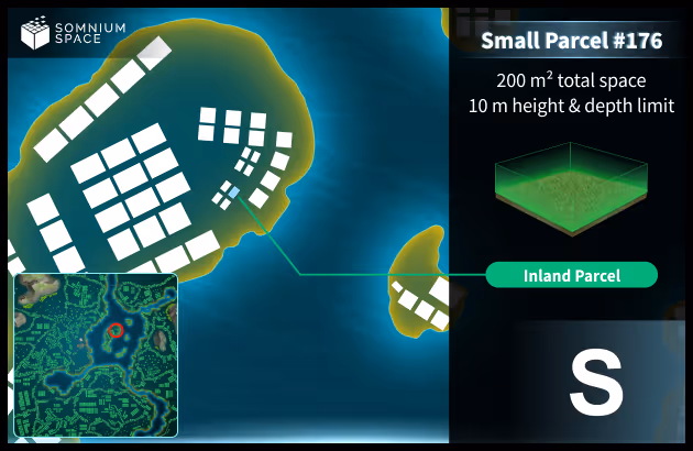 Small #176 (S) parcel in Somnium Space 