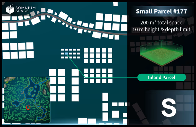 Small #177 (S) parcel in Somnium Space 