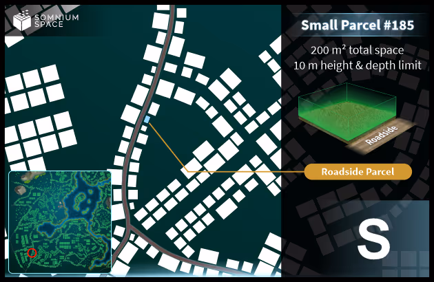 Small #185 (S) parcel in Somnium Space 