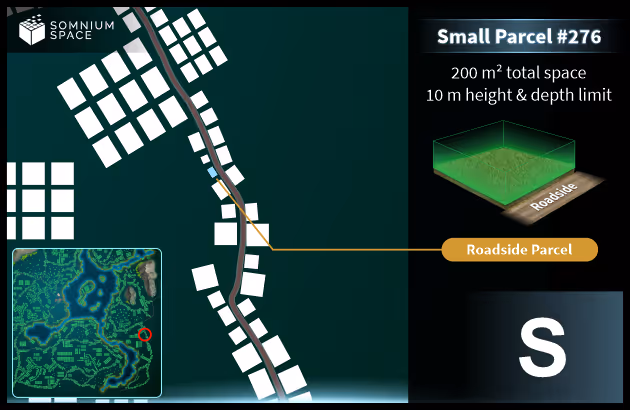 Small #276 (S) parcel in Somnium Space 