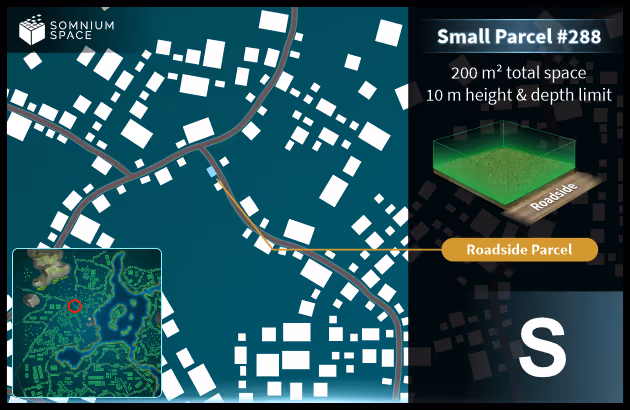 Small #288 (S) parcel in Somnium Space 