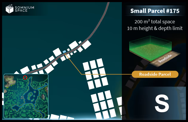 Small #175 (S) parcel in Somnium Space 