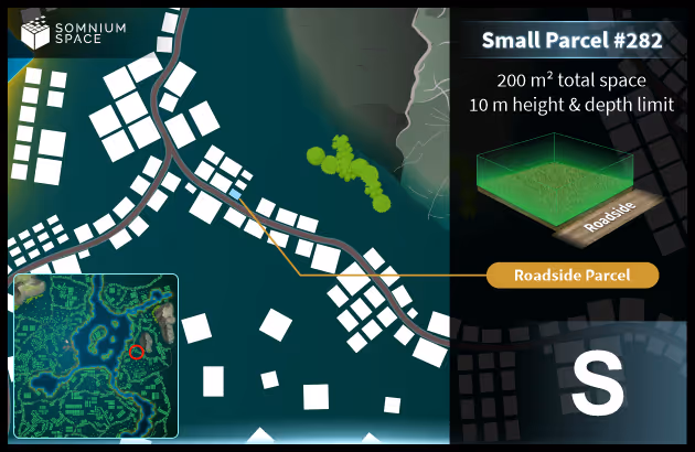 Small #282 (S) parcel in Somnium Space 