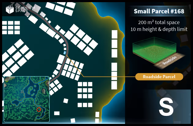 Small #168 (S) parcel in Somnium Space 