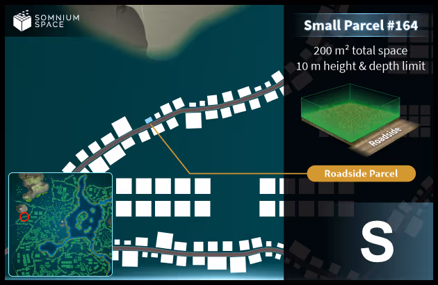 Small #164 (S) parcel in Somnium Space 