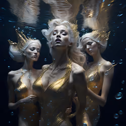 Mermaids Golden #6