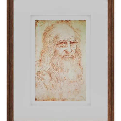 Elmonx Portrait Of A Man In Red Chalk