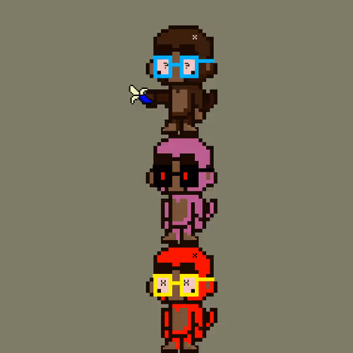 Stacked Monkeys #1012