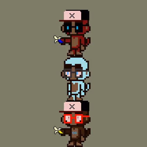 Stacked Monkeys #1419