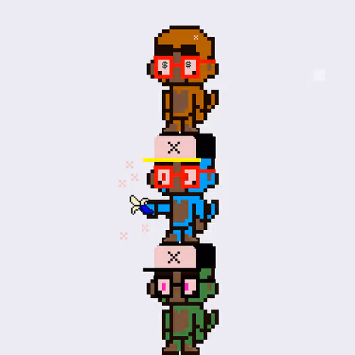 Stacked Monkeys #51