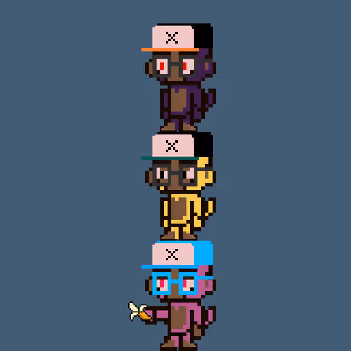 Stacked Monkeys #1010