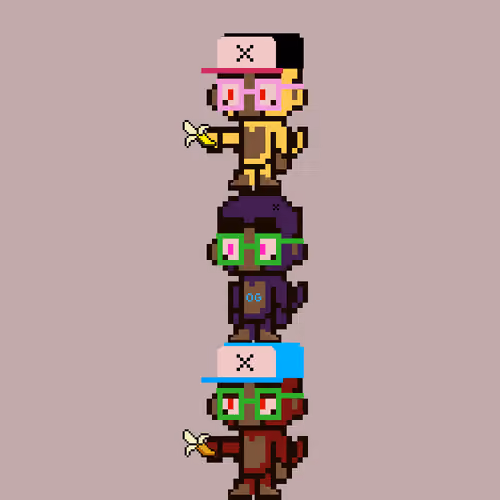 Stacked Monkeys #1235