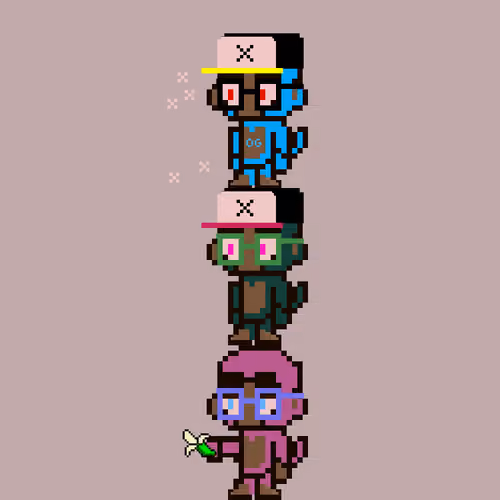 Stacked Monkeys #642