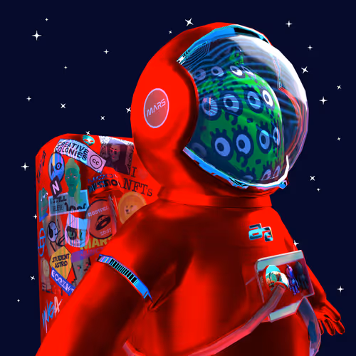 2022 Awkward Astronauts Curated Artist Badges