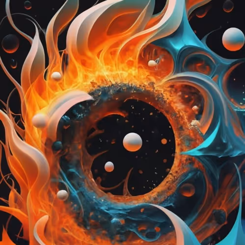 Fire Ice By Massimo Genai