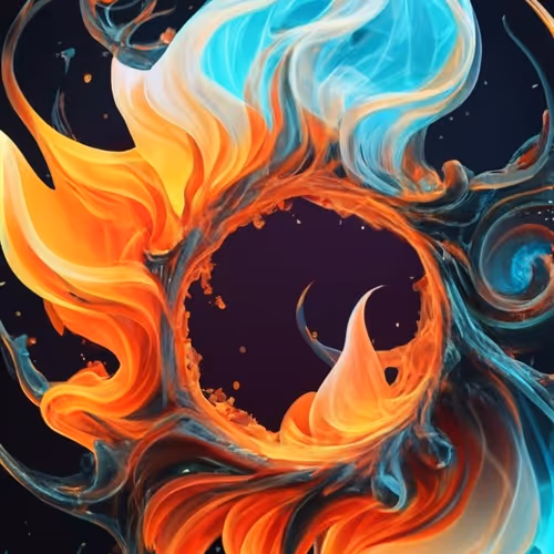 Fire Ice By Massimo Genai
