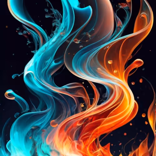 Fire Ice By Massimo Genai