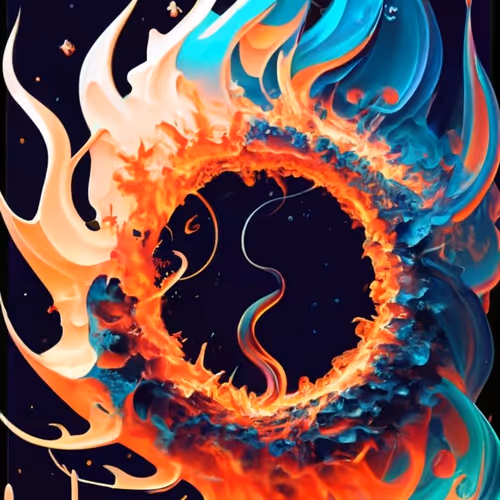 Fire Ice By Massimo Genai
