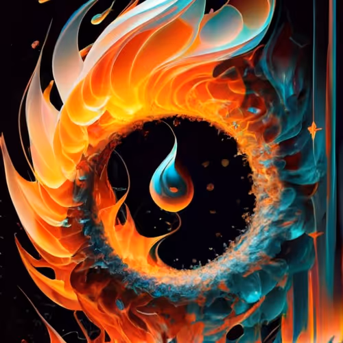 Fire Ice By Massimo Genai