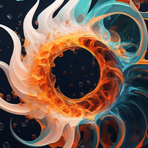 Fire Ice By Massimo Genai