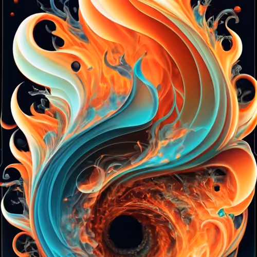 Fire Ice By Massimo Genai