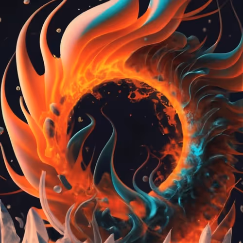 Fire Ice By Massimo Genai