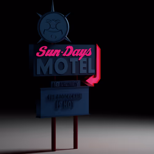 SUN DAYS MIDNIGHT/PINK