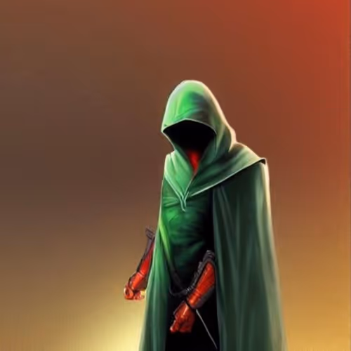 The hooded Man
