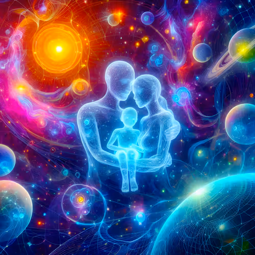 Storypixels Cosmic Embrace