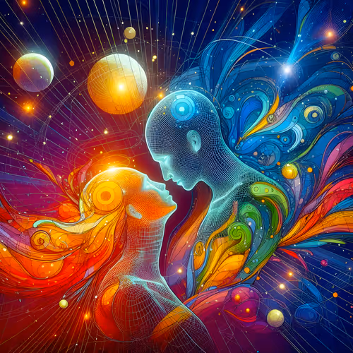 Storypixels Cosmic Embrace