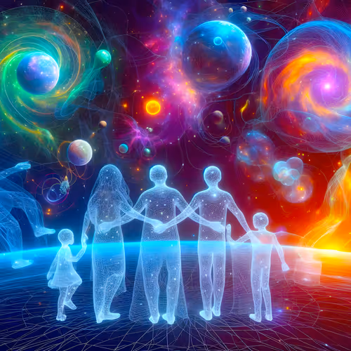 Storypixels Cosmic Embrace