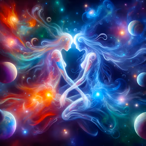 Storypixels Cosmic Embrace