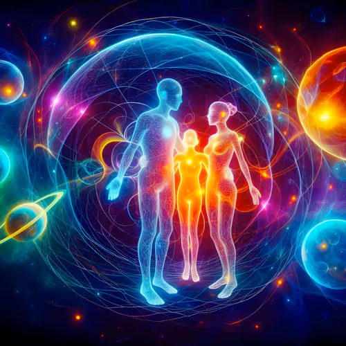 Storypixels Cosmic Embrace