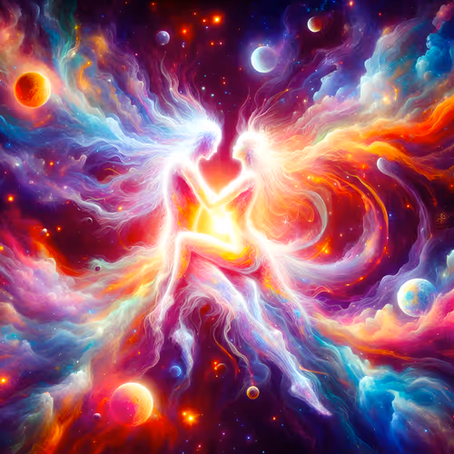 Storypixels Cosmic Embrace