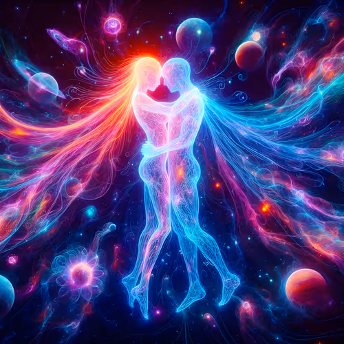 Storypixels Cosmic Embrace