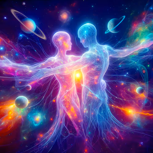 Storypixels Cosmic Embrace