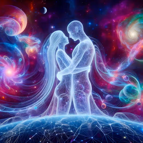 Storypixels Cosmic Embrace