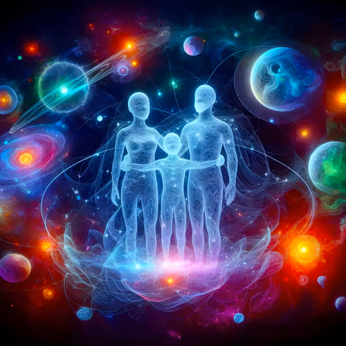 Storypixels Cosmic Embrace
