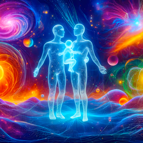 Storypixels Cosmic Embrace