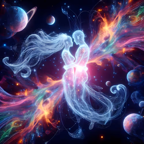 Storypixels Cosmic Embrace
