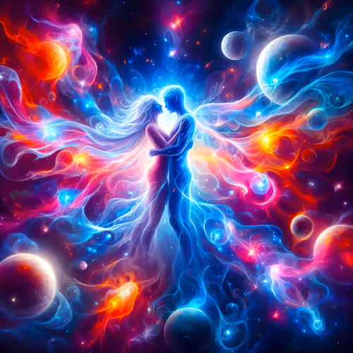 Storypixels Cosmic Embrace