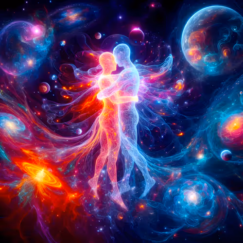 Storypixels Cosmic Embrace