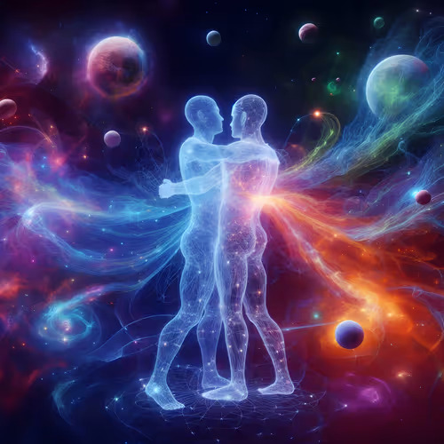 Storypixels Cosmic Embrace