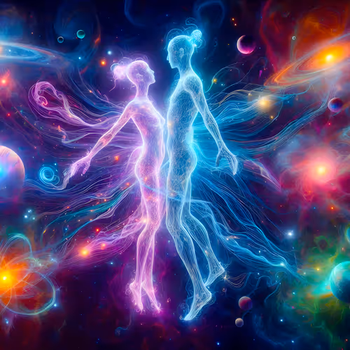 Storypixels Cosmic Embrace