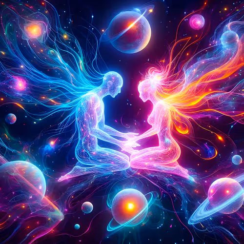 Storypixels Cosmic Embrace