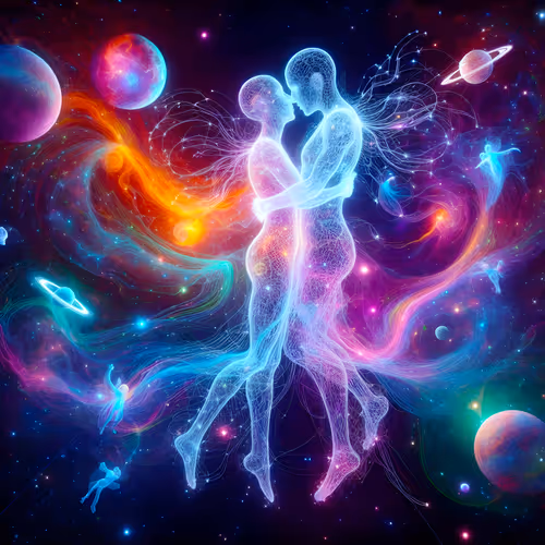 Storypixels Cosmic Embrace
