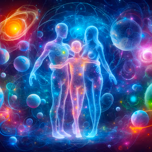 Storypixels Cosmic Embrace